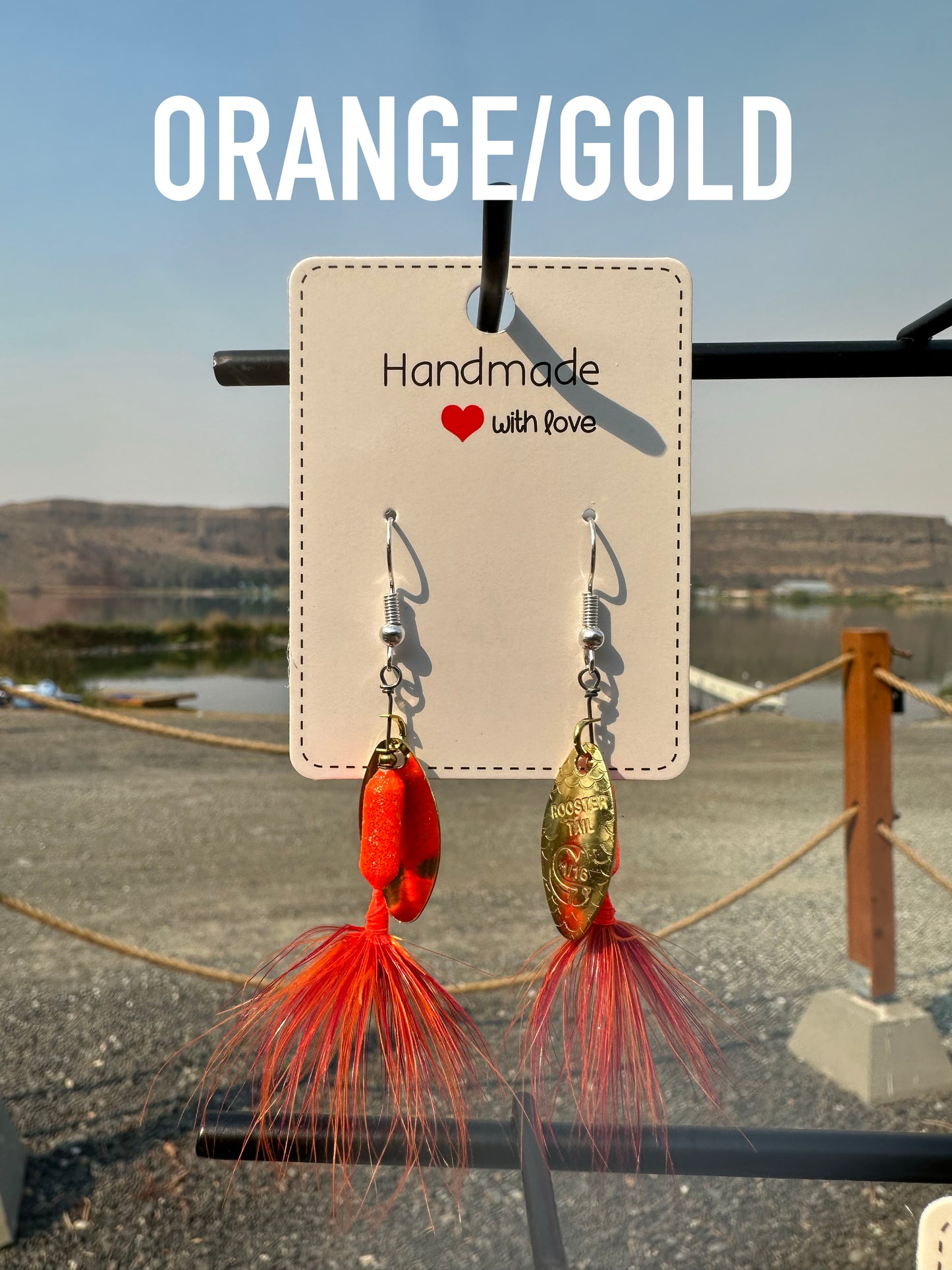 Rooster Tail Earrings