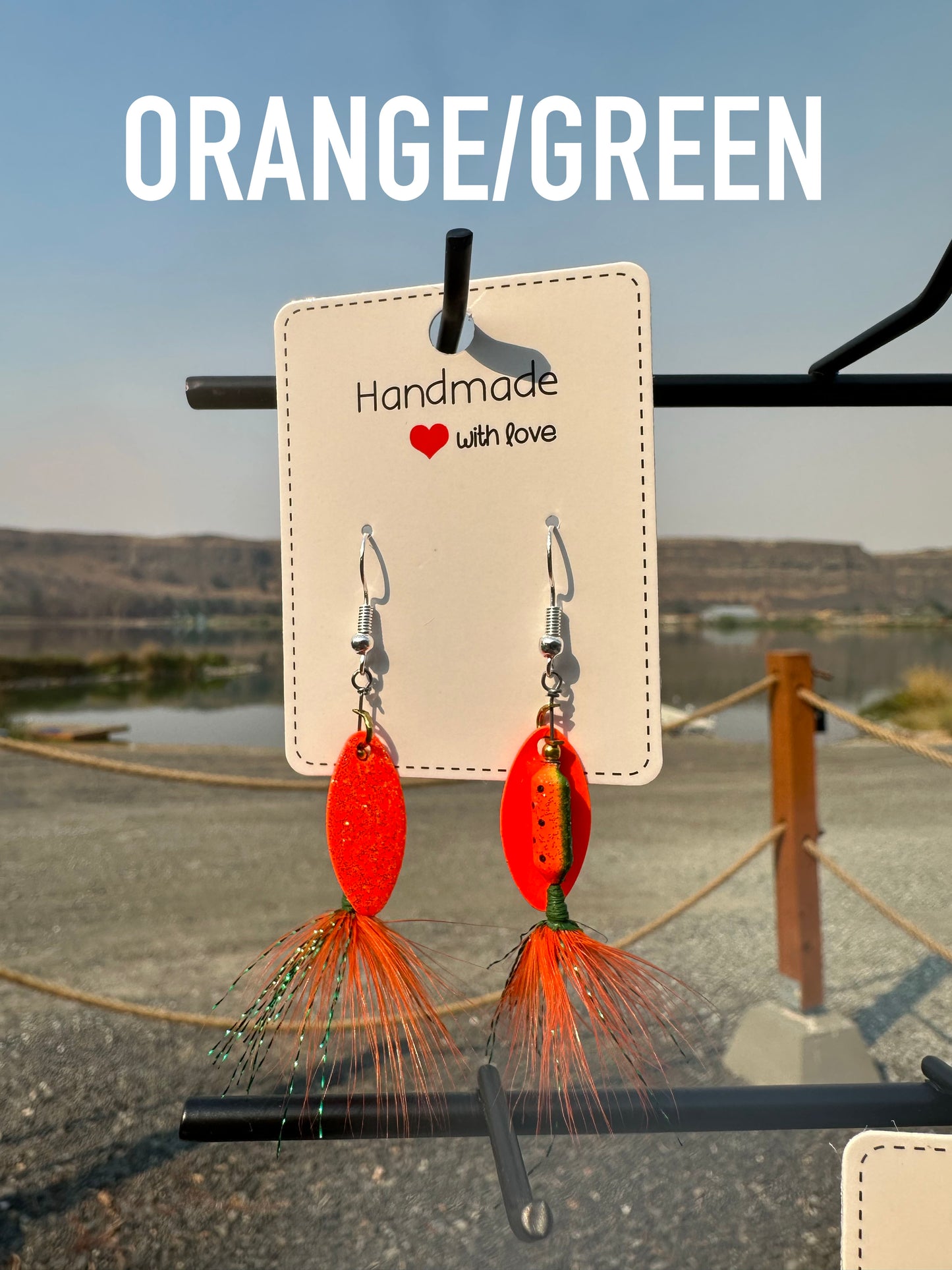 Rooster Tail Earrings
