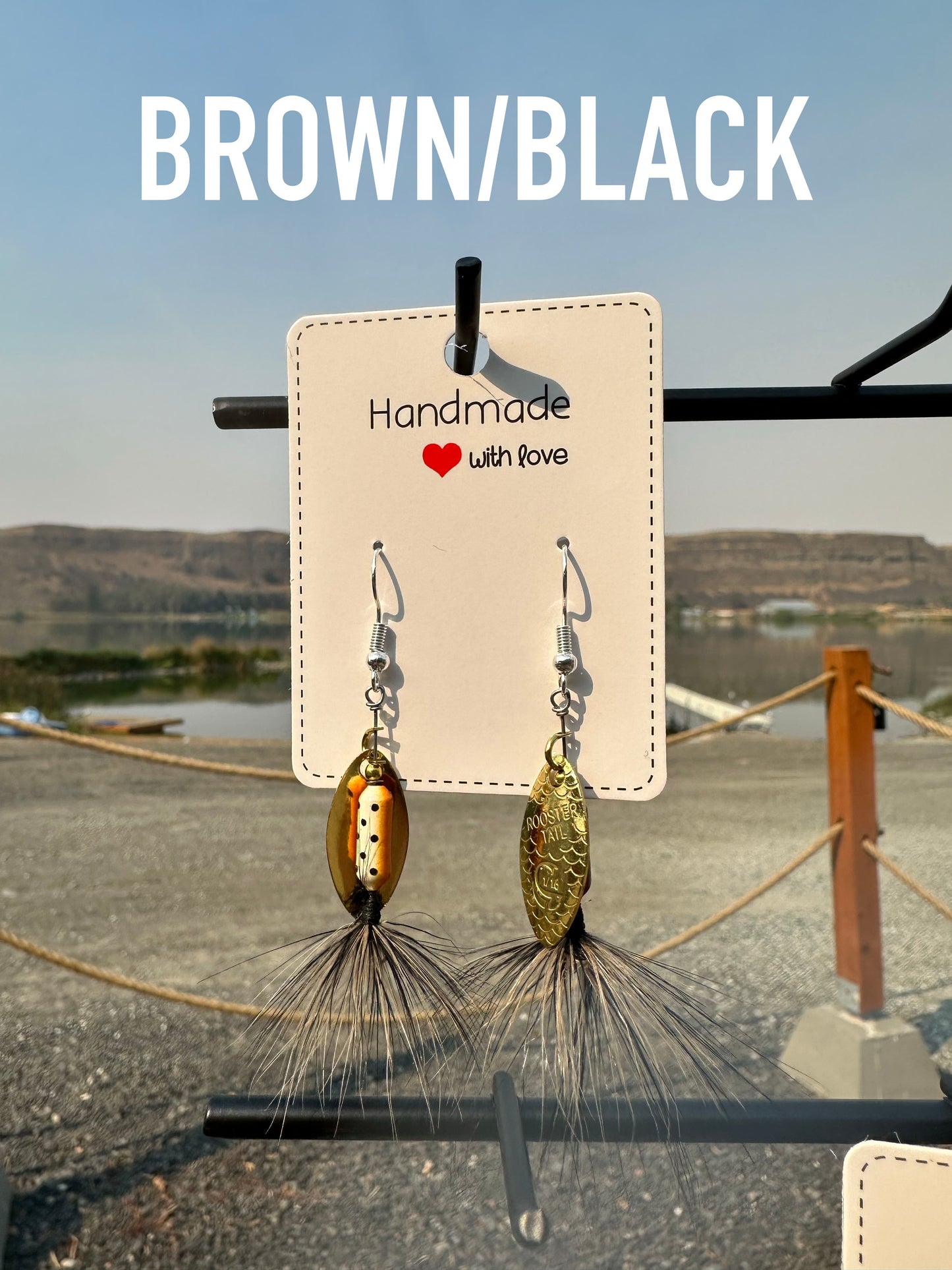 Rooster Tail Earrings
